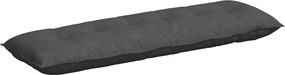 vidaXL Μαξιλάρι Πλάτης Σκούρο Γκρι 160 x 50 x 19 cm