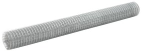 vidaXL Συρματόπλεγμα Κοτετσόσυρμα Ασημί 10 x 1,5 μ. Γαλβαν. Ατσάλι