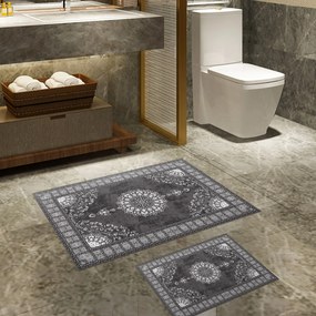 Bathmat Set (2 Pieces) 510615 - Grey Grey