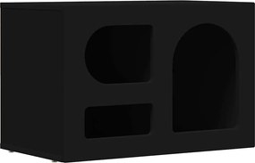 vidaXL Ντουλάπι TV Μαύρο 60 x 35 x 40 εκ. Επεξεργασμένο ξύλο