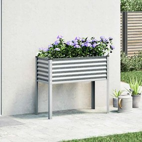 vidaXL Ζαρντινιέρα Κήπου 100x45x90 εκ. Γαλβανισμένο Χάλυβα