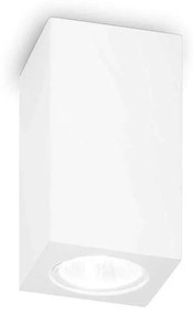 Φωτιστικό Οροφής-Σποτ Tower Square 155791 7x11x7cm 1xGU10 35W White Ideal Lux