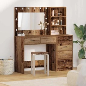 vidaXL Τραπέζι περιποίησης Καφέ 78.5 x 41 x 135 εκ Επεξεργασμένο ξύλο