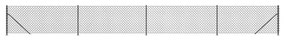 Συρματόπλεγμα Περίφραξης Ανθρακί 1 x 10 μ. με Βάσεις Φλάντζα - Ανθρακί