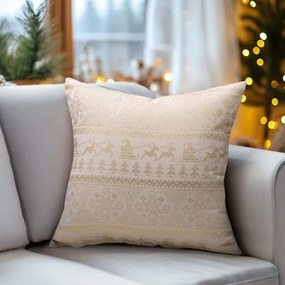 Beauty Home ΜΑΞΙΛΑΡΟΘΗΚΗ ΖΑΚΑΡ ΠΑΡΑΔΟΣΙΑΚΟ ΜΕ ΧΡΥΣΑ ΧΡ. ΣΧΕΔΙΑ   40 x 40 cm