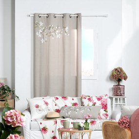 Κουρτίνα (140x260) Με Τρουκς S-F Printemps Naturel R6D770001