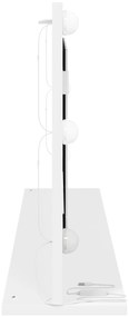 vidaXL Καθρέφτης Vanity με LED Φώτα Λευκό 100x45x18 εκ.