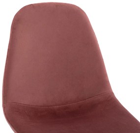 ΚΑΡΕΚΛΑ LEONARDO ΒΕΛΟΥΔΟ ΣΑΠΙΟ ΜΗΛΟ ΜΕ ΜΕΤΑΛΛΙΚΑ ΠΟΔΙΑ 45x53x85Υ εκ. HM00100.02