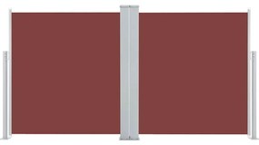 vidaXL Σκίαστρο Πλαϊνό Συρόμενο Καφέ 120 x 600 εκ.