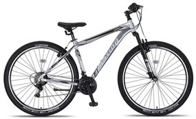 4 Motion MTB 29 Inch 46 cm Unisex 21SP Rim Brakes ChromeBlackUmit