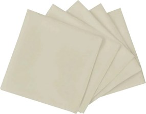 vidaXL Πετσέτες Φαγητού 100 τεμ. Κρεμ 50 x 50 εκ.