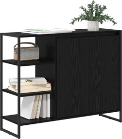 vidaXL Βοηθητικό ντουλάπι Μαύρη Οξυά 96.5 x 30 x 75 εκ