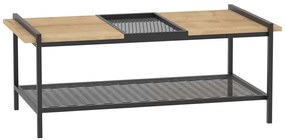 Τραπέζι Σαλονιού Mata 835PUQ6212 120x56x45cm Walnut-Black
