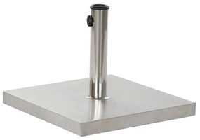Βάση ομπρέλας DKD Home Decor Ασημί Ανοξείδωτο ατσάλι (45 x 45 x 35 cm)