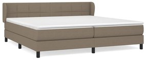 ΚΡΕΒΑΤΙ BOXSPRING ΜΕ ΣΤΡΩΜΑ TAUPE 200X200 ΕΚ. ΥΦΑΣΜΑΤΙΝΟ 3126273