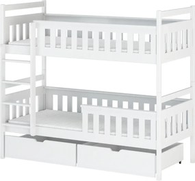 TEZO 90x200 white bunk bed Lano Furniture