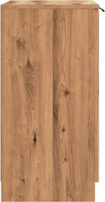 vidaXL Παπουτσοθήκη Αρτισιανή Δρυς 59x35x70 εκ. Επεξ. Ξύλο