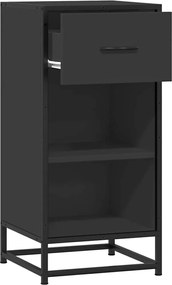 vidaXL Ραφιέρα Καφέ Δρυς 35,5x35x76 εκ. Επεξ. Ξύλο + Μέταλλο