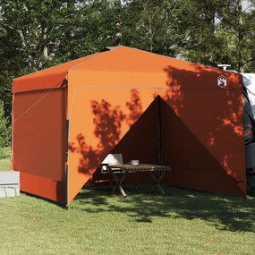 vidaXL Σκηνή Σκίασης Πορτοκαλί 300 x 300 x 227 / 236 / 245 εκ