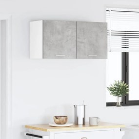 vidaXL Κρεμαστό ντουλάπι Σκυρόδεμα Γκρι 80 x 31 x 40 εκ