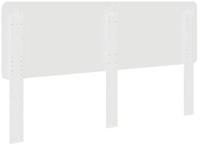 vidaXL Κεφαλάρι με κεφαλάρι Λευκό 180 cm Επεξεργασμένο ξύλο