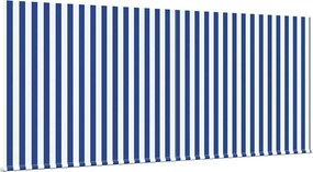 vidaXL Σκηνίτσα Αναδιπλούμενη Μπλε και άσπρο 300 x 200 cm