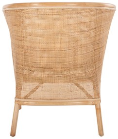 ΠΟΛΥΘΡΟΝΑ APRON HM9818 RATTAN ΠΛΕΚΤΟ ΣΕ ΦΥΣΙΚΟ-ΛΕΥΚΟ ΜΑΞΙΛΑΡΙ 75x70x85Υεκ. - 0610427 - HM9818