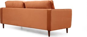 3-Seat Sofa Rome - Orange Orange
