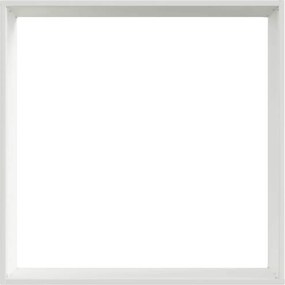 vidaXL Περίγραμμα γκαζόν Λευκό 50 x 50 x 13 εκ Ατσάλι
