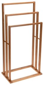 Bathroom Solutions Κρεμάστρα για Πετσέτες με 3 Mπάρες από Μπαμπού