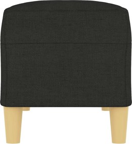 vidaXL Πάγκος Μαύρος 100x35x41 εκ. Υφασμάτινος