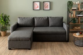 Corner Sofa-Bed Kado - Dark Grey Dark Grey