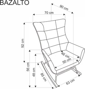 Κουνιστή πολυθρόνα Alto-Mpez