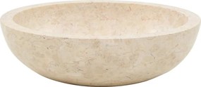 vidaXL Νιπτήρας Κρεμ 40 x 12 εκ. Μαρμάρινος
