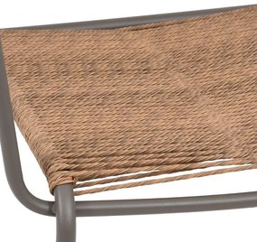 Καρέκλα Leana Fylliana Καφέ 56x59x80 εκ. 56x59x80 εκ.