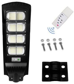 Led Αδιάβροχο Ηλιακό Επιτοίχιο Φωτιστικό 160W 25600LM με Ανιχνευτή Κίνησης Rixme RZ-0085-160W