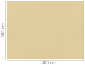 Χαλί Σκηνής Μπεζ 300 x 400 εκ.