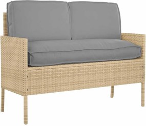 vidaXL Σετ μαξιλαριών Ύφασμα Όξφορντ Γκρι 120 x 50 x 52 εκ.