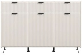 Κομότα - Μπουφές Brest 3K3F Cashmere - Cashmere Ματ 138x40x90 εκ. 138x40x90 εκ.