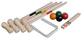 Σετ Κροκέ 4 Παικτών Ξύλινο