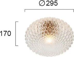 Φωτιστικό Πλαφονιέρα Viokef Ester Transparent 4225800
