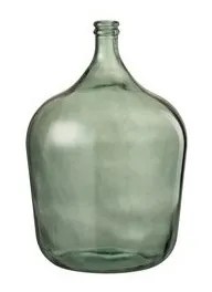 Βάζα / caches pots J-line  VASE CARAFE VERRE VERT L (35.5x35.5x56cm)