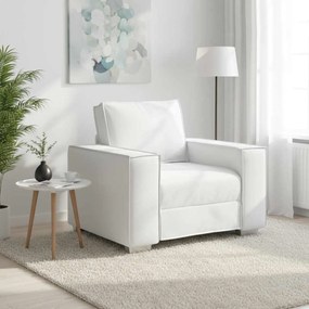 vidaXL Καθίσμα Σαλονιού Λευκός 100 cm Τεχνητό Δέρμα