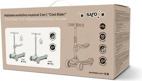 Παιδικό Μουσικό Πατίνι 2σε1 Cool Rider Saro Μέντα