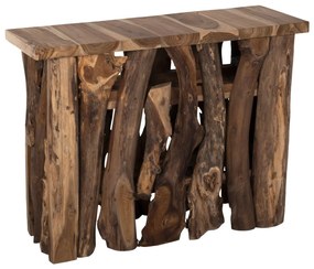 Κονσόλα C9336 απο Μασίφ Ξύλο TEAK Φυσικό 100x35x75Y εκ. 100x35x75 εκ.