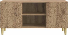 vidaXL Ντουλάπι TV 102 x 34,5 x 50 εκ. Artisan Δρυς Επεξεργασμένο Ξύλο