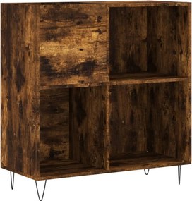 vidaXL Δισκοθήκη Καπνιστή Δρυς 84,5 x 38 x 89 εκ. από Επεξεργ. Ξύλο
