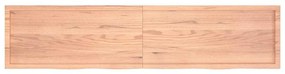 vidaXL Πάγκος Μπάνιου Αν. Καφέ 220x50x(2-6) εκ. Επεξεργ. Μασίφ Ξύλο