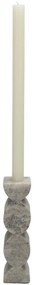 Κηροπήγιο ArteLibre Μπεζ Μάρμαρο 5x4x15.5cm