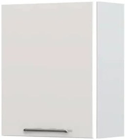 Ντουλάπι κρεμαστό Modena V7-60-1K-Λευκό - Γκρι ανοιχτό